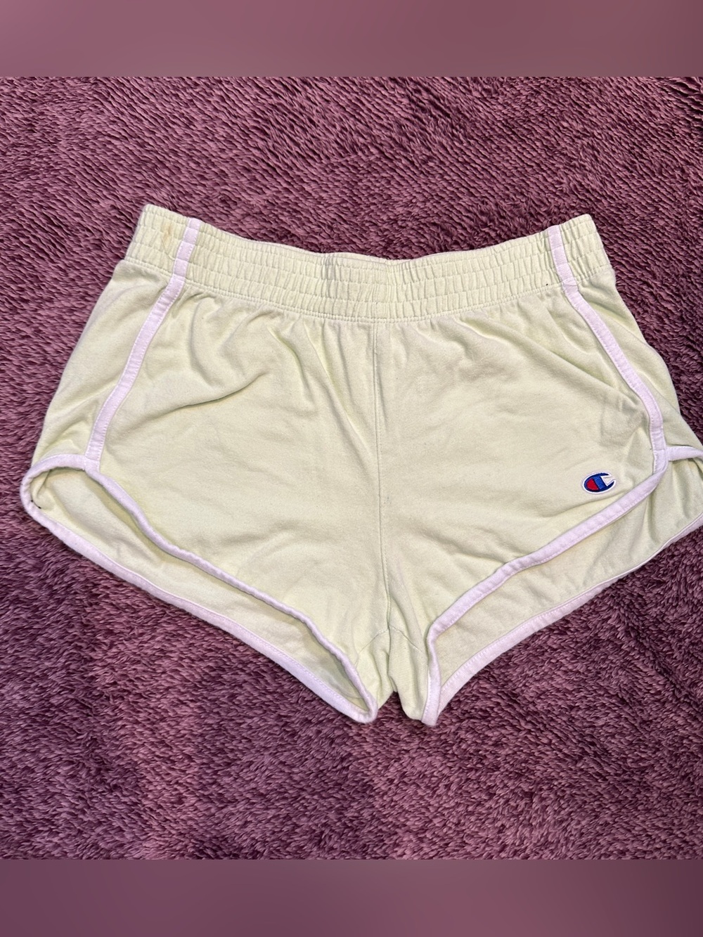 Champion Women's Light Green Retro Runner Shorts